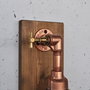 Opviq Lámpara de pared Pp170 de Madera y Oro Rosa